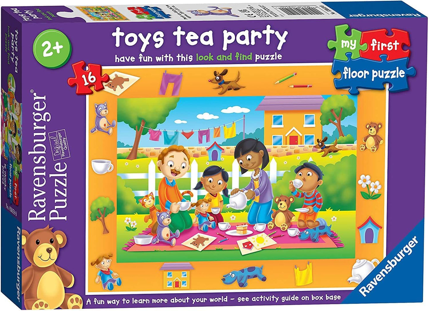 Ravensburger - Toys Tea Party - 16 Piece Jigsaw Puzzle