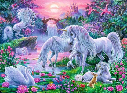 Ravensburger - Unicorns in Sunset Glow 150XXL Piece Jigsaw Puzzle