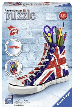 Ravensburger - Union Jack Sneaker 108 Piece Jigsaw Puzzle  3D