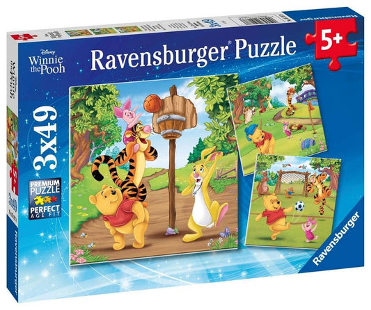 Ravensburger - Winnie the Pooh - 3 x 49 Piece Jigsaw Puzzle