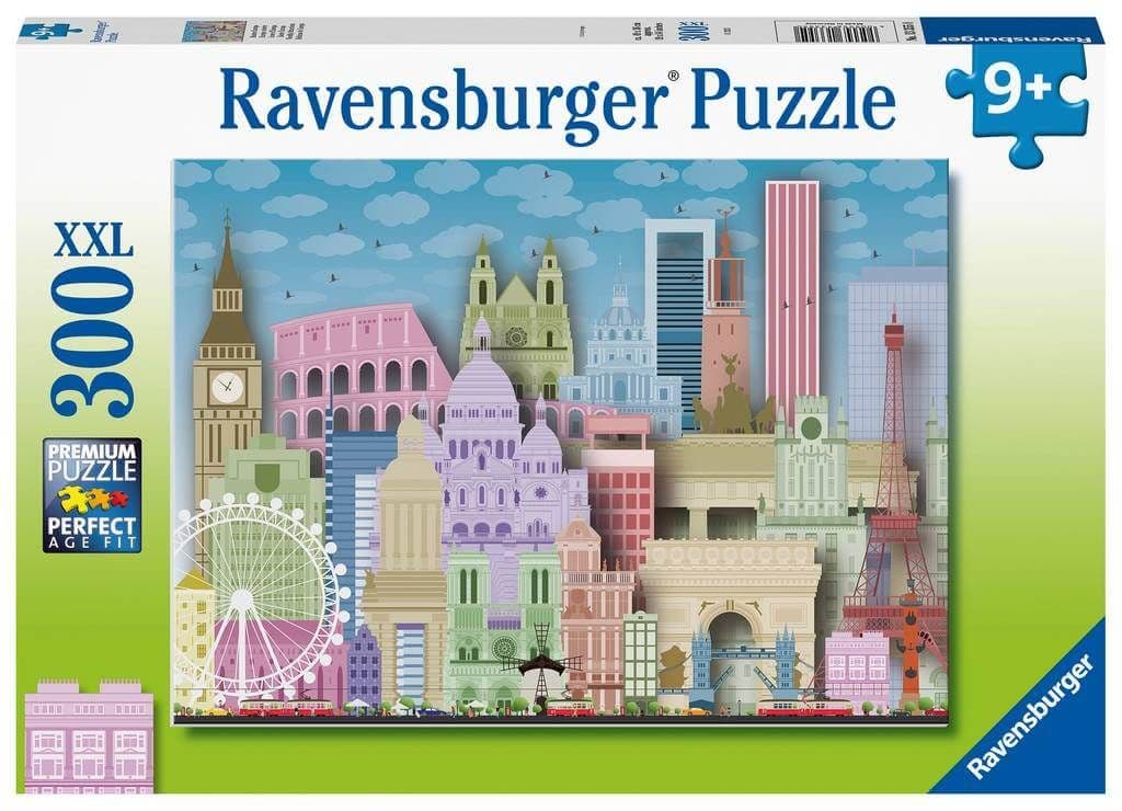 Ravensburger - Worldly Attractions - 300XXL Piece Jigsaw Puzzle