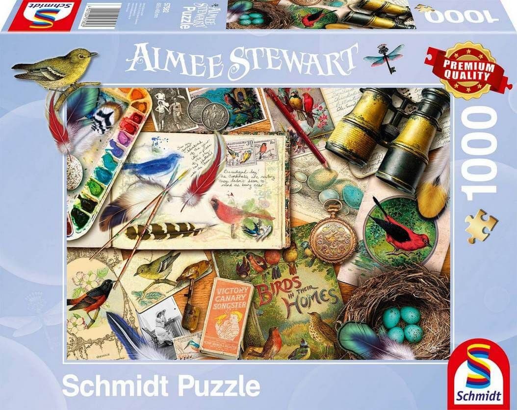 Schmidt Aimee Stewart Birdwatching 1000 Piece Jigsaw Puzzle The Yorkshire Jigsaw Store