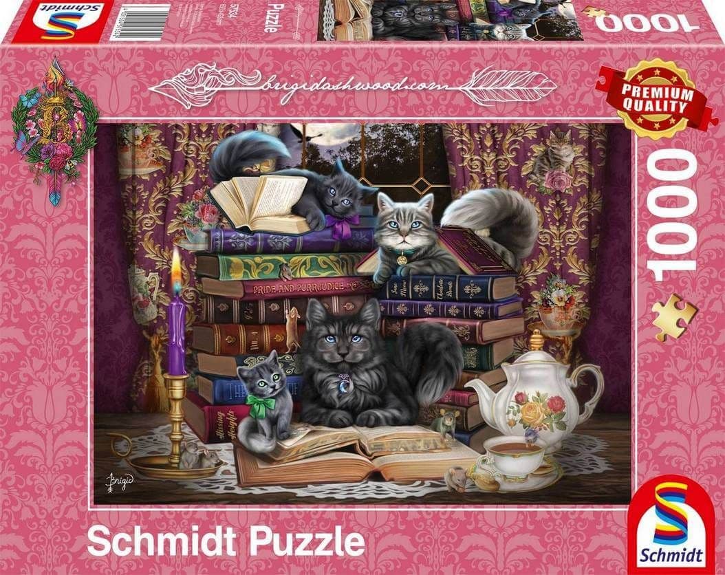 Schmidt - Brigid Ashwood - Storytime Cats - 1000 Piece Jigsaw Puzzle
