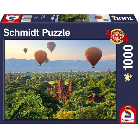 Schmidt - Hot Air Balloons Myanmar - 1000 Piece Jigsaw Puzzle