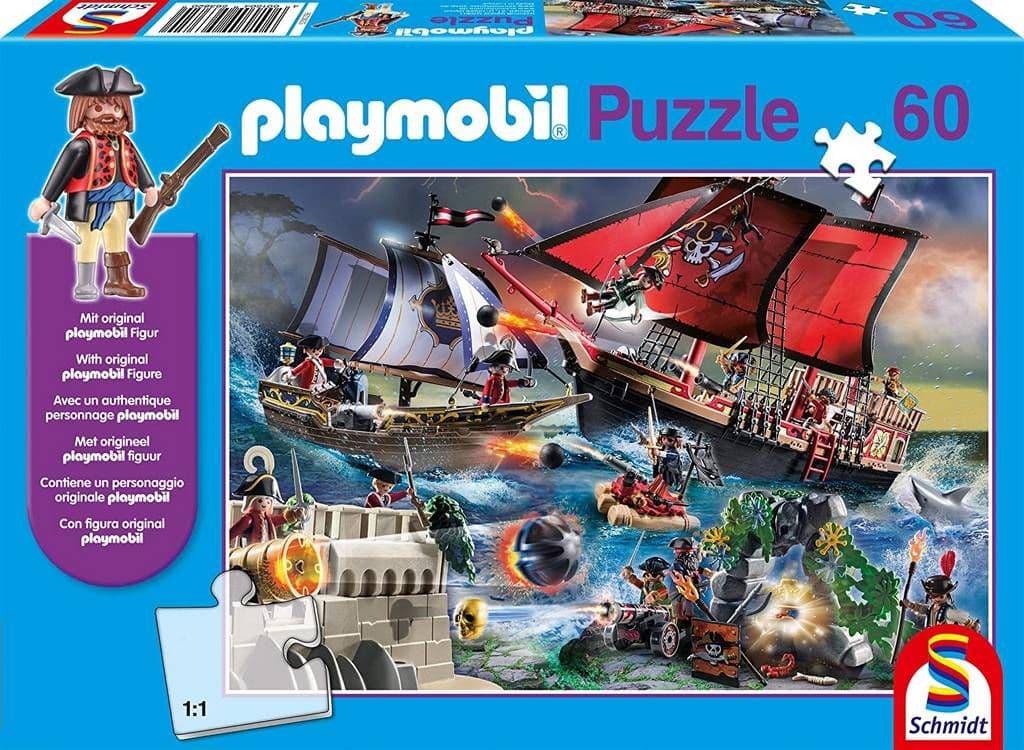 Schmidt - Playmobil Pirates - 60 Piece Jigsaw Puzzle