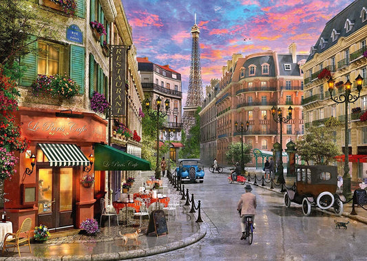 Schmidt - Street to the Eiffel Tower  - 1000 Piece Jigsaw Puzzle