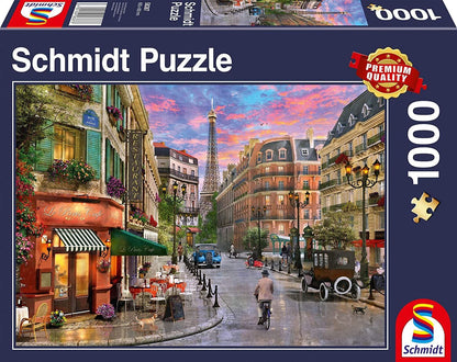 Schmidt - Street to the Eiffel Tower  - 1000 Piece Jigsaw Puzzle