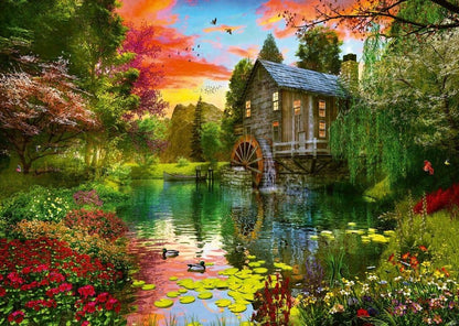 Schmidt - The Watermill - 1000 Piece Jigsaw Puzzle