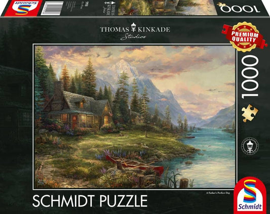 Schmidt - Thomas Kinkade - A Fathers Perfect Day - 1000 Piece Jigsaw Puzzle