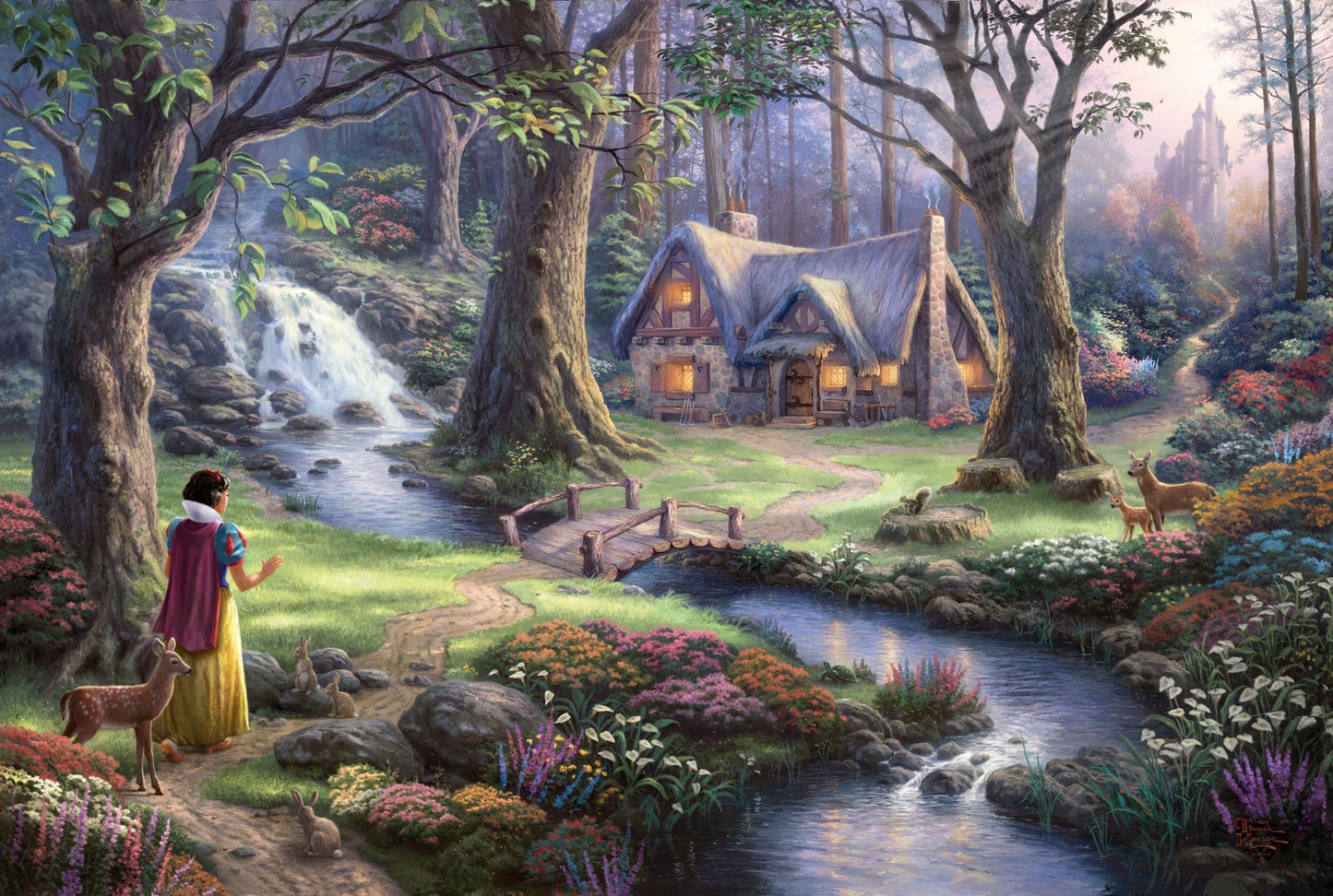 Schmidt - Thomas Kinkade - Disney Snow White - 1000 Piece Jigsaw Puzzle