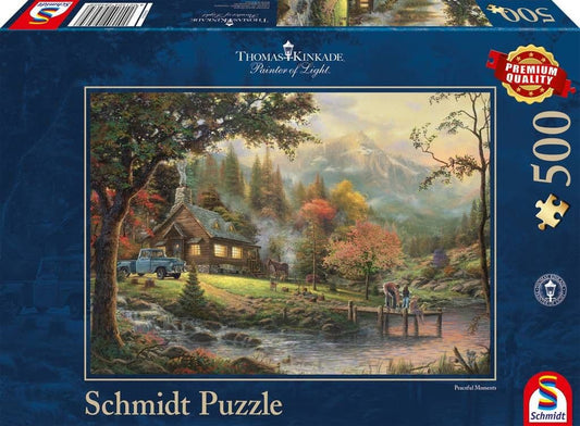 Schmidt - Thomas Kinkade - Peaceful Moments - 500 Piece Jigsaw Puzzle