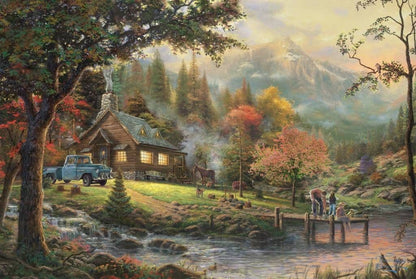 Schmidt - Thomas Kinkade - Peaceful Moments - 500 Piece Jigsaw Puzzle