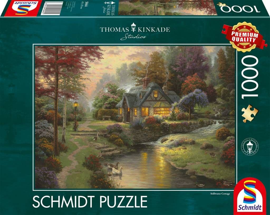 Schmidt - Thomas Kinkade - Stillwater Cottage - 1000 Piece Jigsaw Puzzle