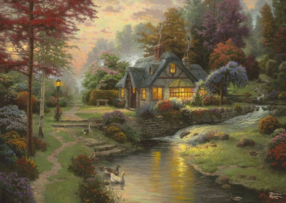 Schmidt - Thomas Kinkade - Stillwater Cottage - 1000 Piece Jigsaw Puzzle