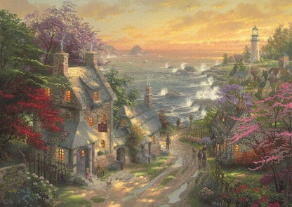 Schmidt - Thomas Kinkade - The Village Lighthouse - 3000 Piece Jigsaw Puzzle