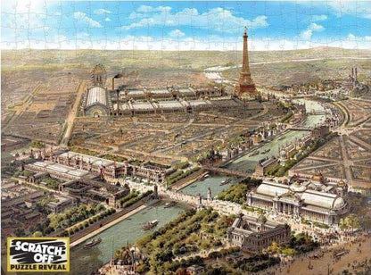 University Games - Paris Scratch Off Puzzle - 500 Piece Jigsaw Puzzle