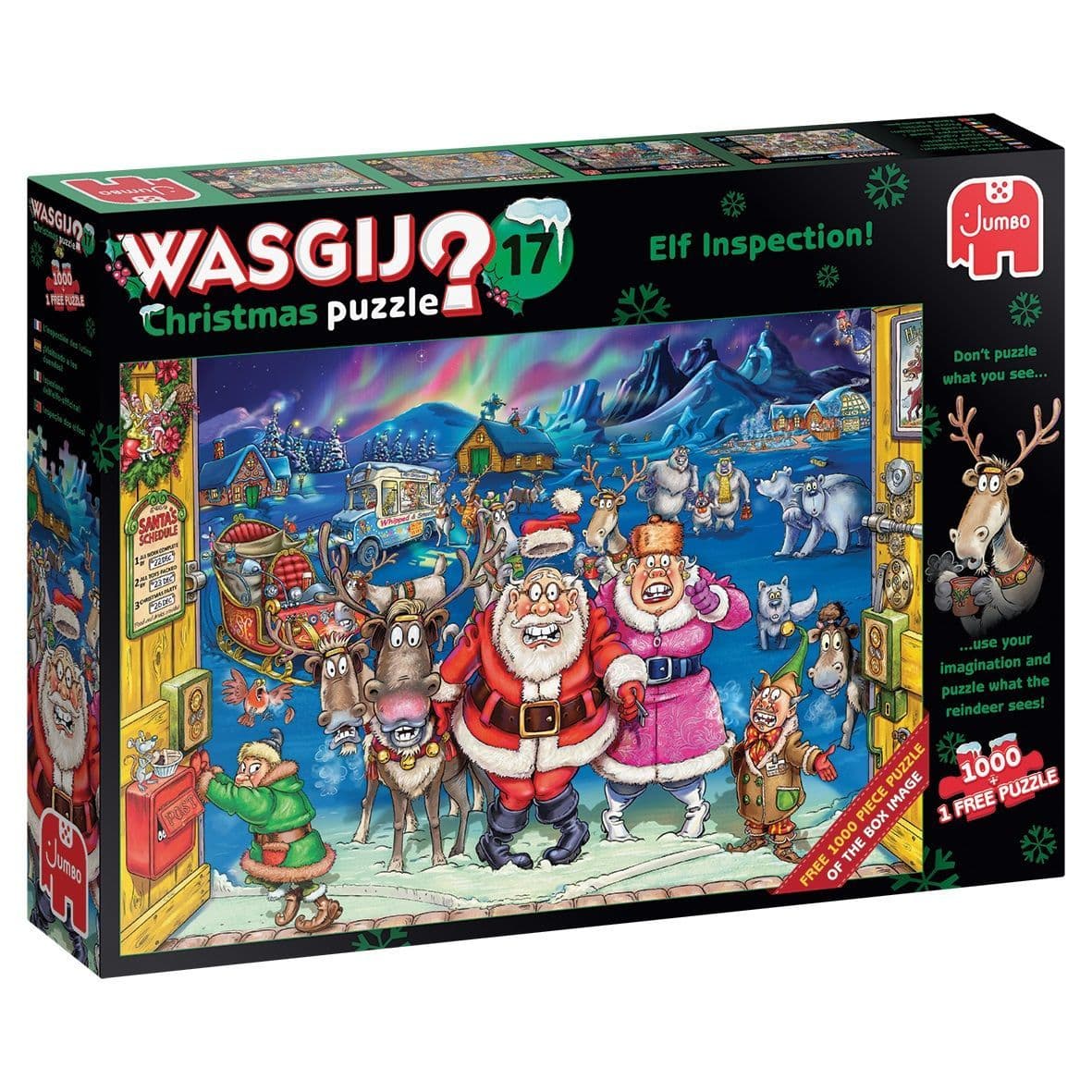 Wasgij Christmas 17 Elf Inspection! - 1000 Piece Jigsaw Puzzle