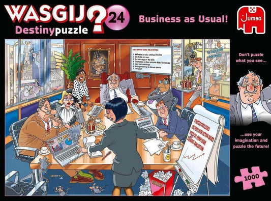 Wasgij Destiny 24 Business as Usual!  - 1000 Piece Jigsaw Puzzle