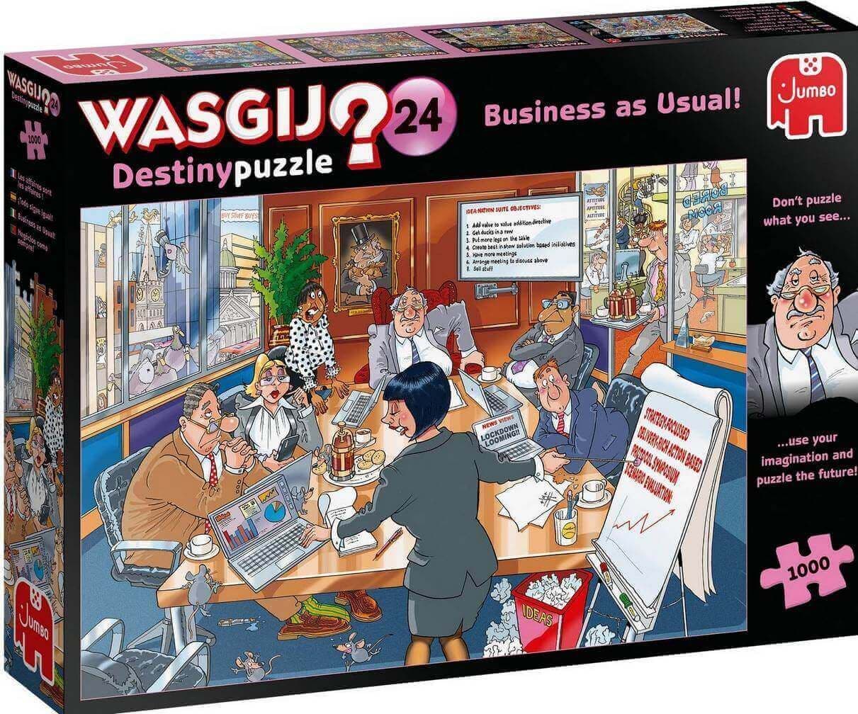 Wasgij Destiny 24 Business as Usual!  - 1000 Piece Jigsaw Puzzle