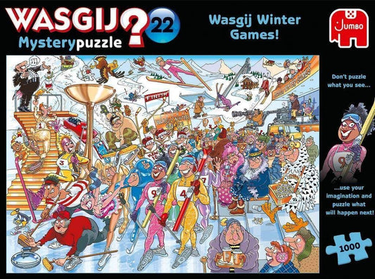 Wasgij Mystery 22 Winter Games! - 1000 Piece Jigsaw Puzzle