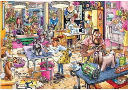 Wasgij Mystery 23 Pooch Parlour - 1000 Piece Jigsaw Puzzle