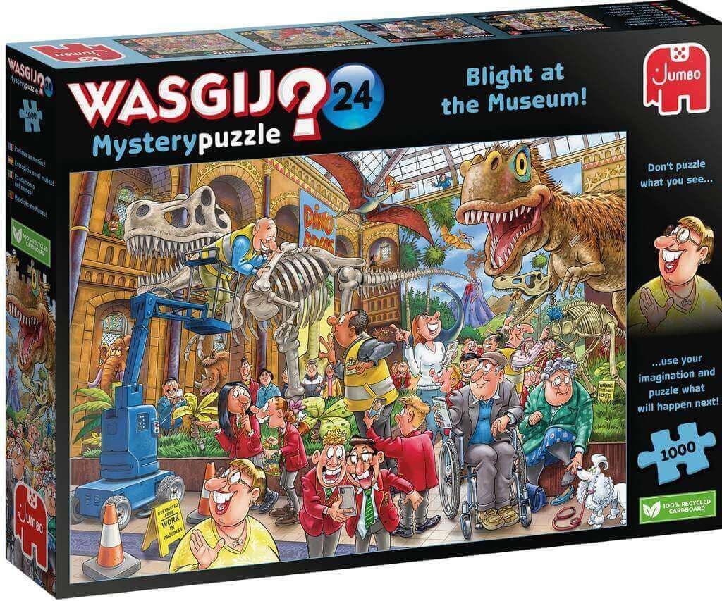 Wasgij Mystery 24 Blight at the Museum! - 1000 Piece Jigsaw Puzzle