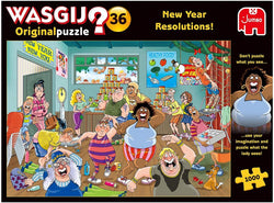 Wasgij Original 36 New Year Resolutions - 1000 Piece Jigsaw Puzzle