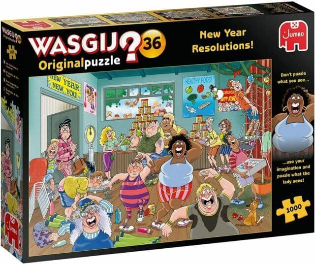 Wasgij Original 36 New Year Resolutions - 1000 Piece Jigsaw Puzzle