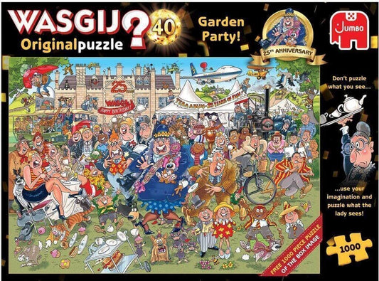 Wasgij Original 40 25th Anniversary Garden Party - 1000 Piece Jigsaw Puzzle