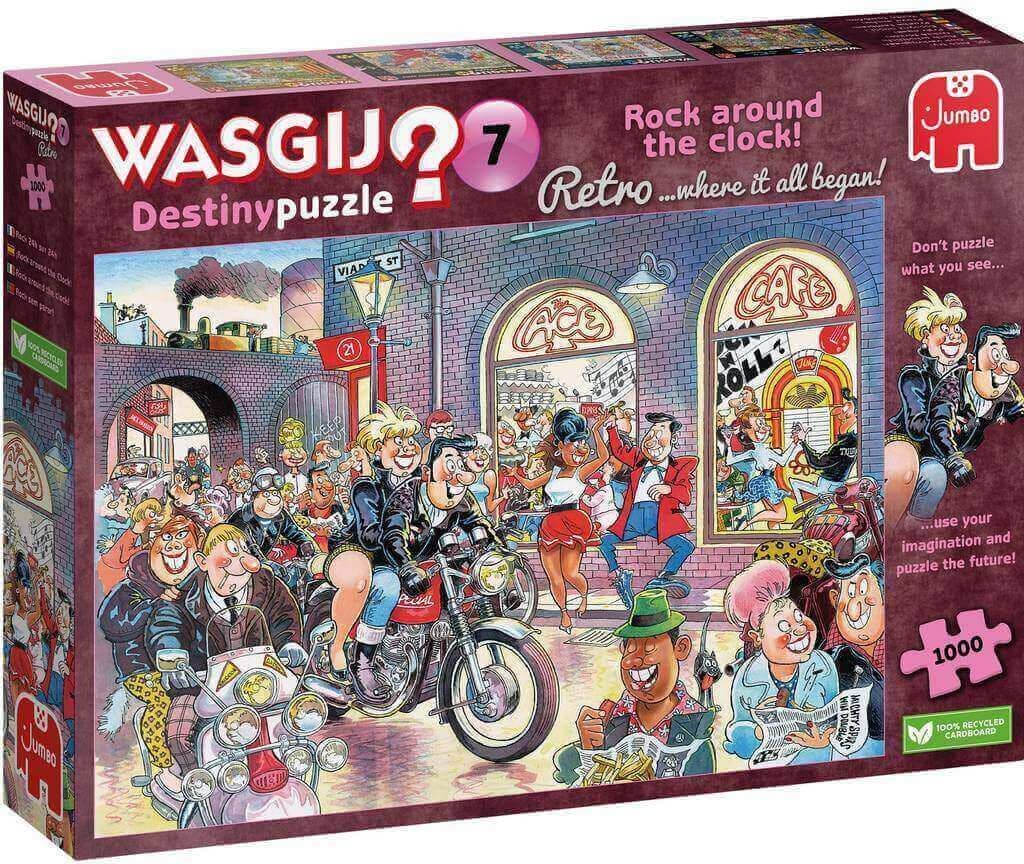 Wasgij Retro Destiny 7 Rock around the Clock! - 1000 Piece Jigsaw Puzzle