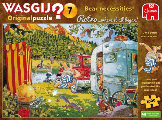 Wasgij Retro Original 7 Bear Necessities! - 1000 Piece Jigsaw Puzzle