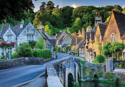 Wentworth - Castle Combe Cotswolds - 250 Piece Wooden Jigsaw Puzzle