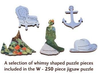 Wentworth - Garden at Sainte-Adresse - 250 Piece Wooden Jigsaw Puzzle