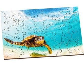 Wentworth - Green Sea Turtle - 40 Piece Wooden Jigsaw Puzzle