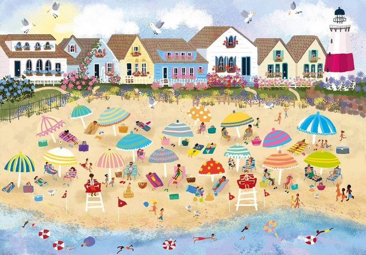 Wentworth - Summer at the Hamptons - 250 Piece Wooden Jigsaw Puzzle