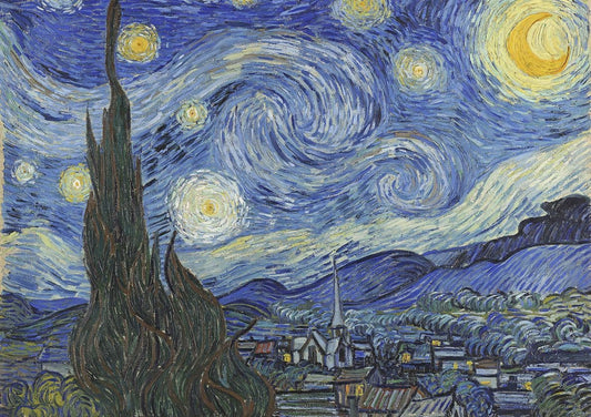Wentworth - The Starry Night - Van Gogh - 40 Piece Wooden Jigsaw Puzzle