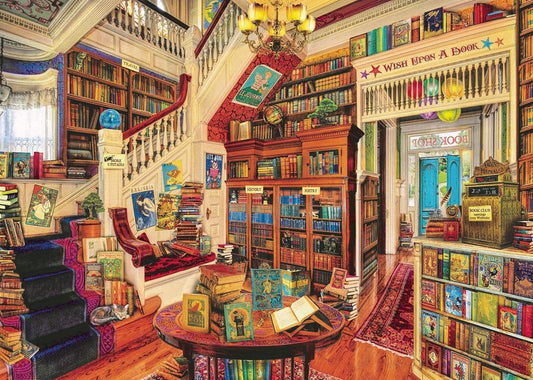 Wentworth - Wish Upon a Bookshop - 250 Piece Wooden Jigsaw Puzzle