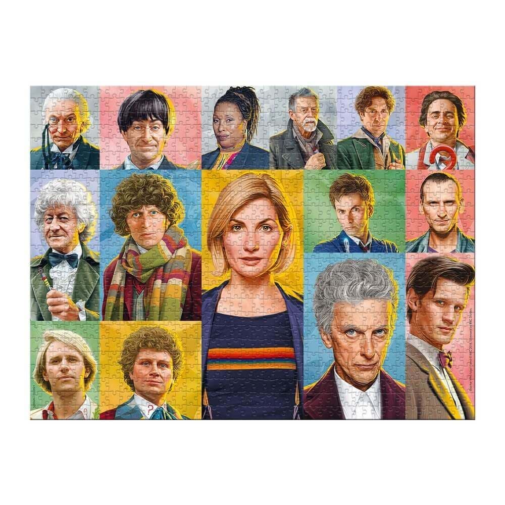Winning Moves - Doctor Who The Doctors - 1000  Piece Jigsaw Puzzle