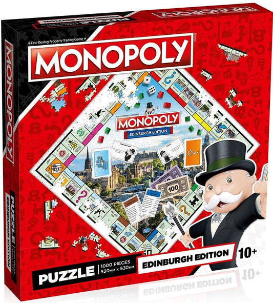 Winning Moves - Edinburgh Monopoly Jigsaw - 1000 Piece Jigsaw Puzzle