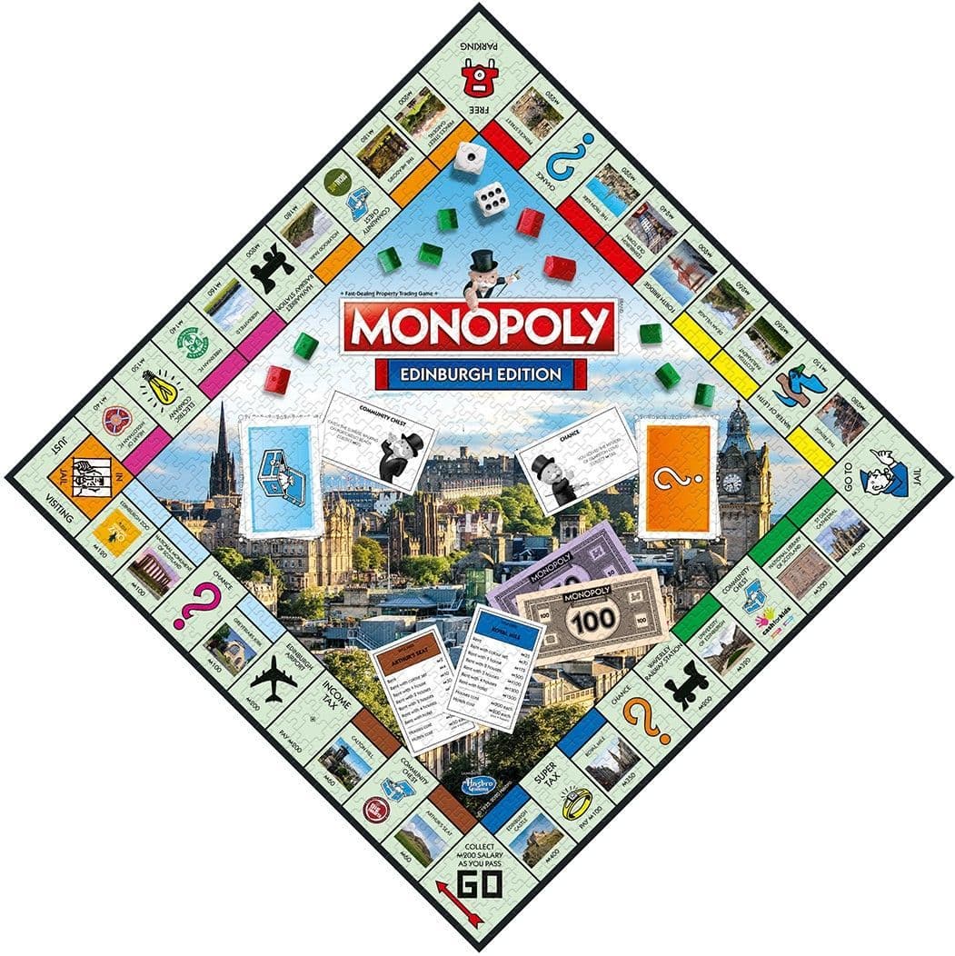 Winning Moves - Edinburgh Monopoly Jigsaw - 1000 Piece Jigsaw Puzzle