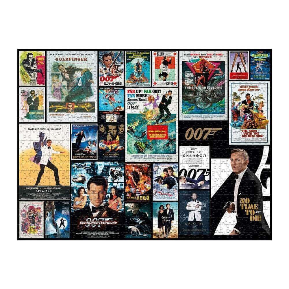 Winning Moves - James Bond Movie Poster - 1000  Piece Jigsaw Puzzle
