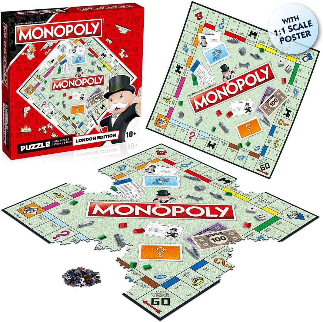 Winning Moves - London Monopoly Jigsaw - 1000 Piece Jigsaw Puzzle
