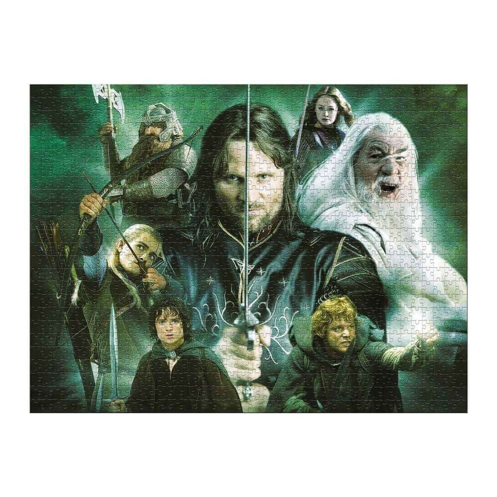 Winning Moves - Lord of the Rings Heroes of Middle Earth - 1000 Piece Jigsaw Puzzle