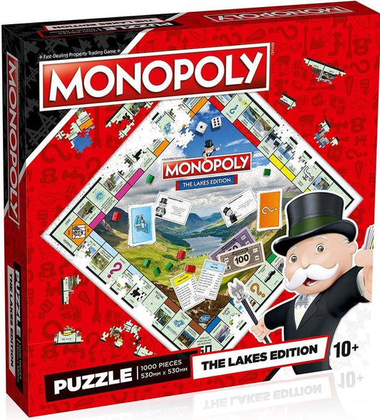 Winning Moves - The Lakes  Monopoly Jigsaw - 1000 Piece Jigsaw Puzzle